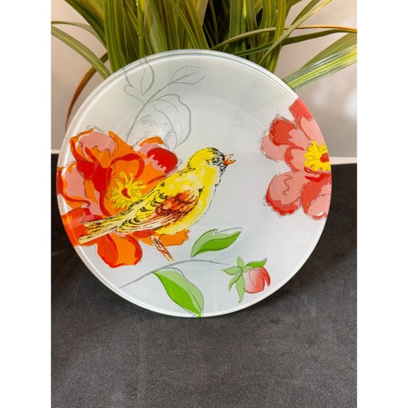 Glass Multi-Color Decorative Plate - Picture 1 of 7